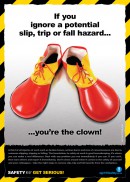 Slips trips and falls safety poster