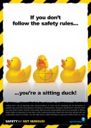 Stick to the rules safety poster