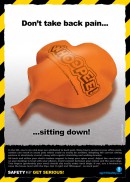 Slips trips and falls safety poster
