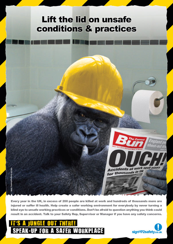 Unique and eye-catching health & safety posters by Signup2Safety