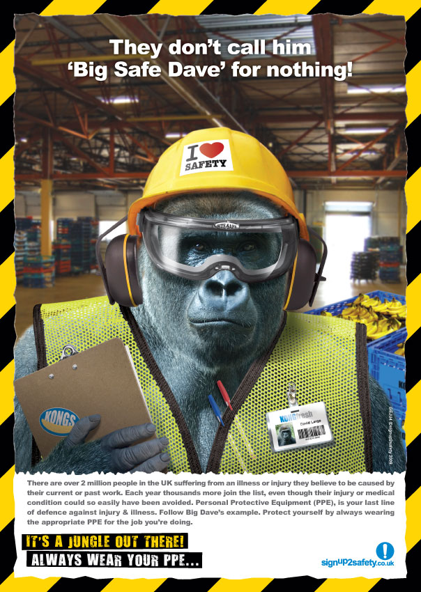 PPE (Personal Protective Equipment) safety poster