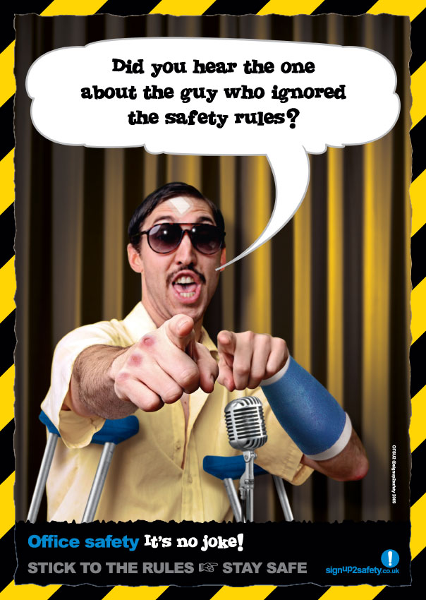 Stick to the rules safety poster