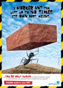 Lifting and handling safety poster